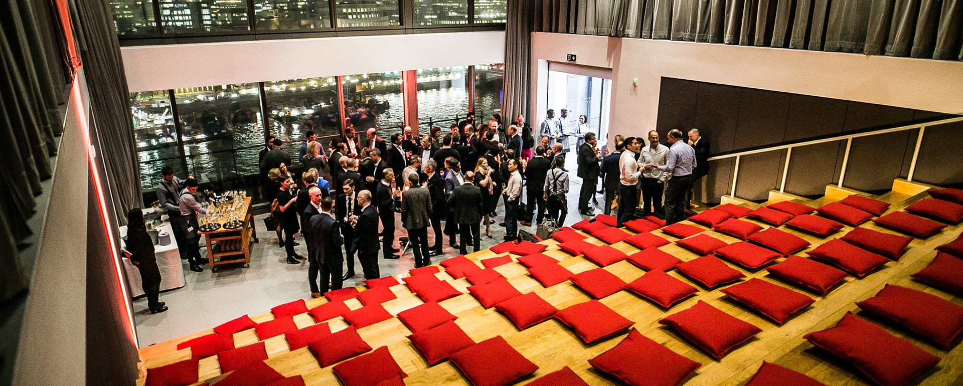 An awards events in the amphitheatre